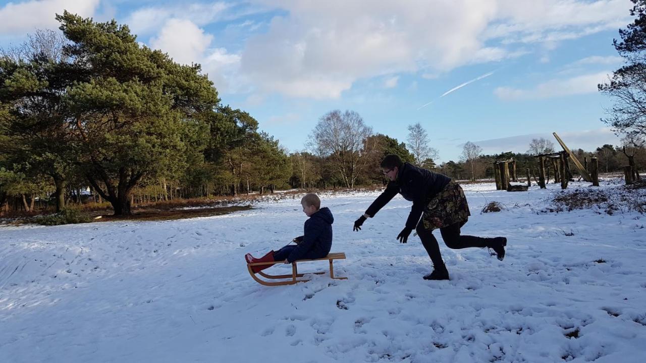 Chalet Op De Veluwe # Eiken プッテン エクステリア 写真